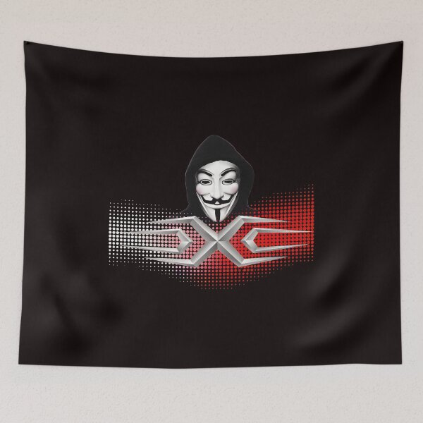 Item preview, Guy Fawkes Mask Hacker Symbol Red Gradient designed and sold by Millle-Feuye.