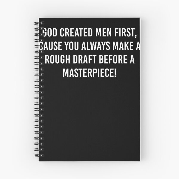 Item preview, God Created Men First Rough Draft Masterpiece designed and sold by serialcarachts.