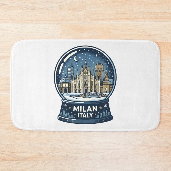 Item preview, Vintage Milan Snow Globe Travel Badge designed and sold by k3rstman1.