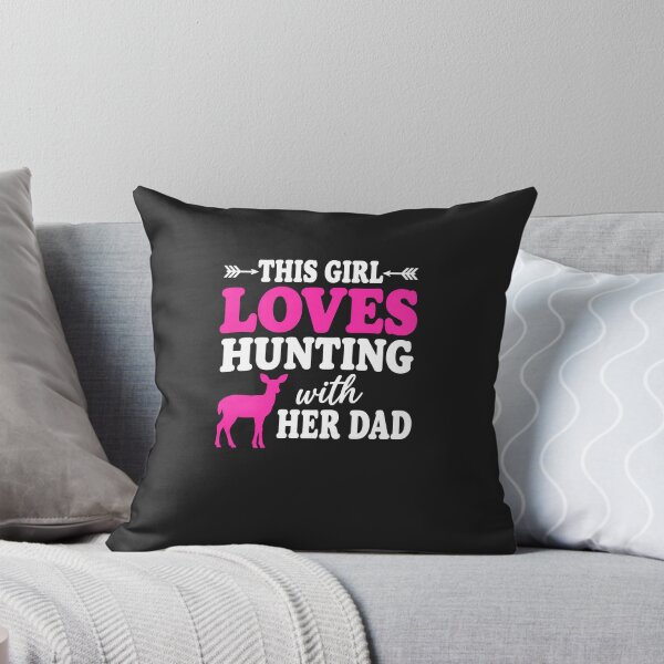 Item preview, This Girl Loves Hunting with Her Dad designed and sold by Quirky Cotton Collective.
