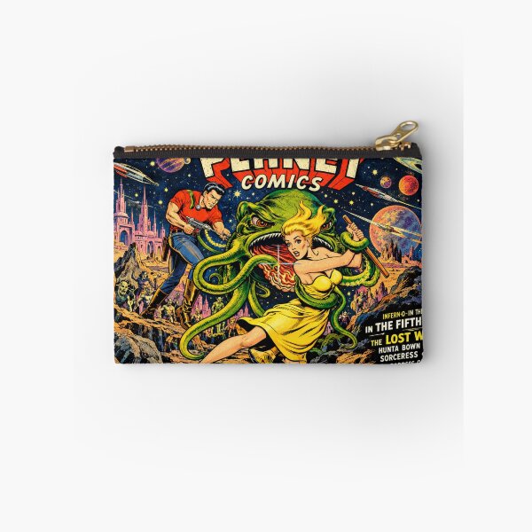 Item preview, Vintage Sci Fi Comic Retro Space Monster Cover for Pulp Comic Fans designed and sold by RickE.