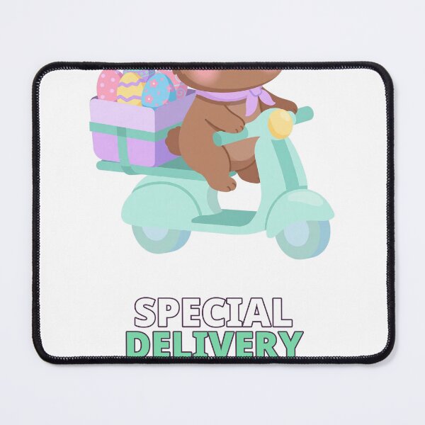Item preview, Special Delivery Bunny Scooter Easter Eggs designed and sold by ThreeFlyingAces.