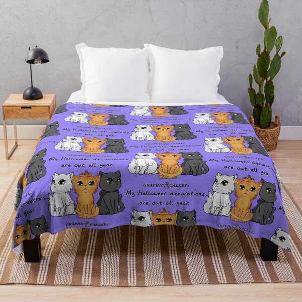 Item preview, My Halloween Decorations are out all year 3 adorable cats designed and sold by Graphic-Galleys.