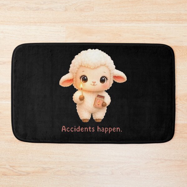 Item preview, Accidents Happen. | Cute Arson Lamb | Toxic Love Tales designed and sold by Kvllo Collective Co..