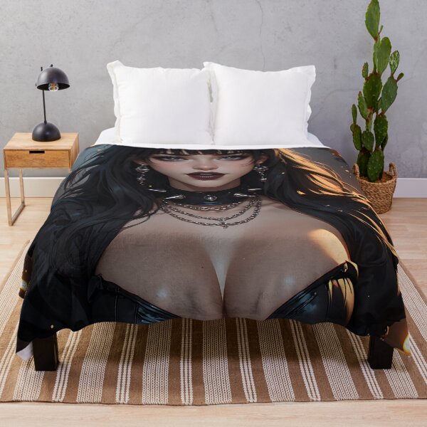 Item preview, Hot Halloween Anime Babe Goth Mommy Waifu Woman designed and sold by Your New Fixation.