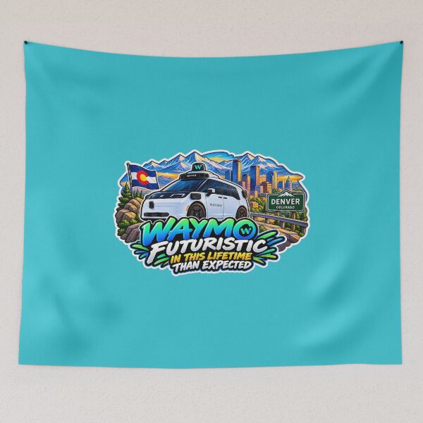 Item preview, Waymo futuristic in this lifetime than expected (animated design)  designed and sold by TheFatherOfArt.