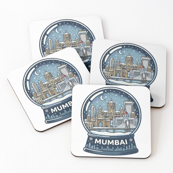 Item preview, Vintage Mumbai Snow Globe Travel Badge designed and sold by k3rstman1.