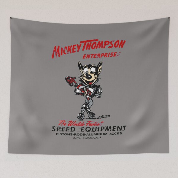 Item preview, Mickey Thompson Enterprises Vintage Cat T-Shirt-34 designed and sold by MarisHallockh.