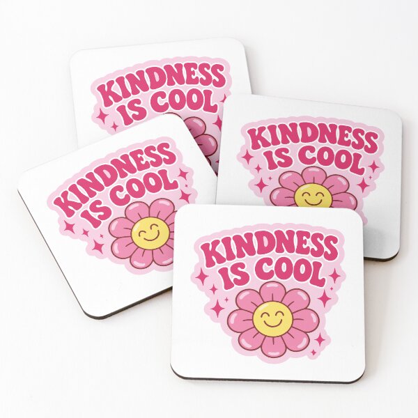 Item preview, Kindness Is Cool Cute Pink Flower Smiley Emoji Design designed and sold by FemmePod.