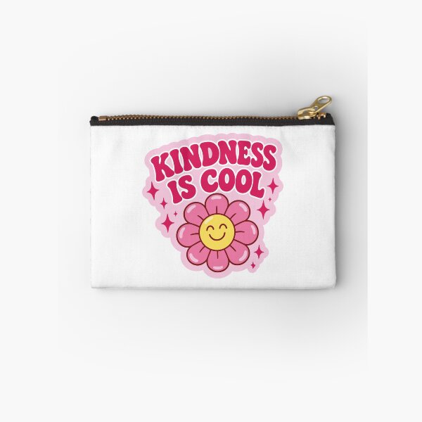 Item preview, Kindness Is Cool Cute Pink Flower Smiley Emoji Design designed and sold by FemmePod.