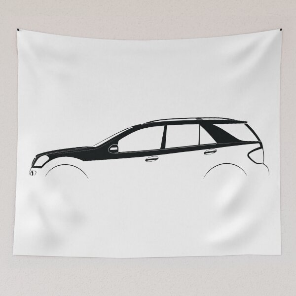Item preview, M-Class (W164) (Black) designed and sold by Car Silhouettes.