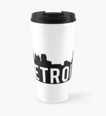Detroit Skyline Travel Mug