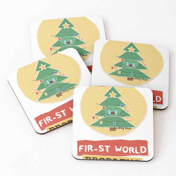 Item preview, Fir-st World Problems Christmas Tree designed and sold by somebasic.