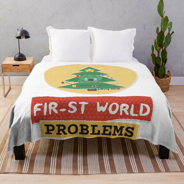 Item preview, Fir-st World Problems Christmas Tree designed and sold by somebasic.