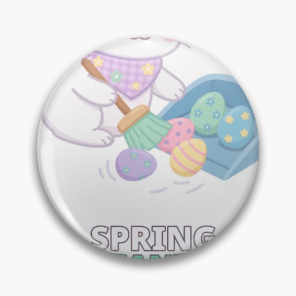 Aperçu de l'œuvre Spring Cleaning Bunny Easter créée et vendue par ThreeFlyingAces.