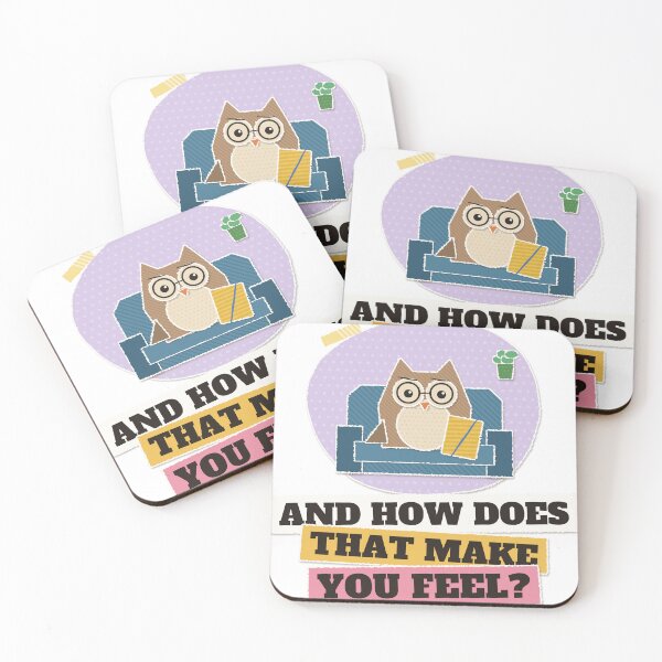 Item preview, How Does That Make You Feel Owl Therapist designed and sold by somebasic.