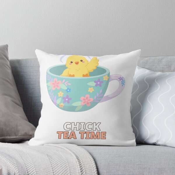 Item preview, Chick Tea Time Easter Spring designed and sold by ThreeFlyingAces.