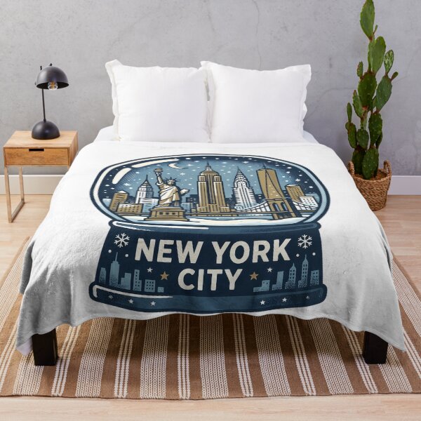 Item preview, Vintage New York City Snow Globe Travel Badge designed and sold by k3rstman1.