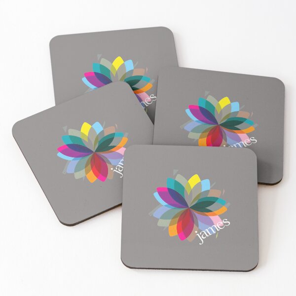Item preview, James Name Art Multicolor Flower Personalized Gift-59 designed and sold by ClarkeMacpherso.