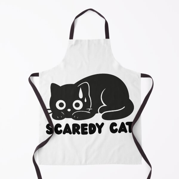 Item preview, Funny Scaredy Cat Design designed and sold by CarefulCreation.