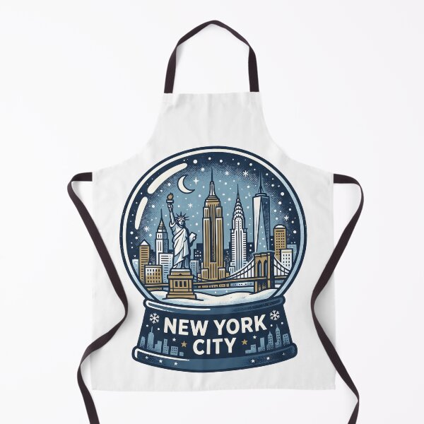 Item preview, Insignia de viaje con globo de nieve vintage de la ciudad de Nueva York designed and sold by k3rstman1.