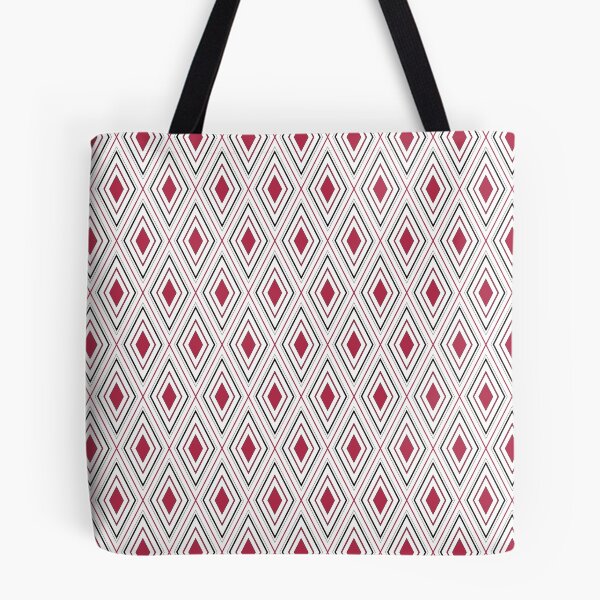 Item preview, Diamond geometry red black and white designed and sold by fuzzyfox.