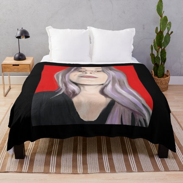 Item preview, Purple Streaked Hair Upward Glance Art designed and sold by KarienaleeKk.