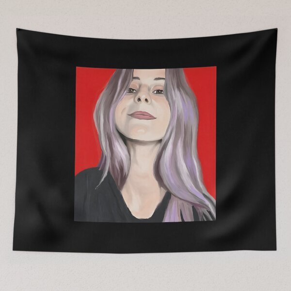 Item preview, Purple Streaked Hair Upward Glance Art designed and sold by KarienaleeKk.