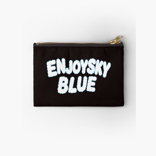 Item preview, Enjoy Sky Blue Cloud Typography designed and sold by QueenLeachqq.
