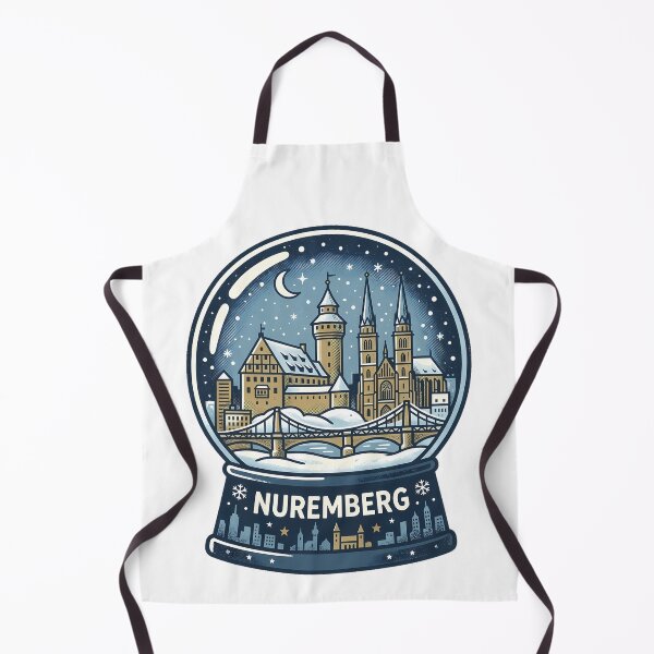 Item preview, Vintage Nuremberg Snow Globe Travel Badge designed and sold by k3rstman1.