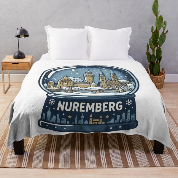 Item preview, Vintage Nuremberg Snow Globe Travel Badge designed and sold by k3rstman1.