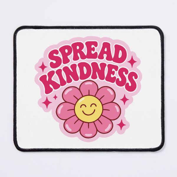 Item preview, Spread Kindness Cute Pink Flower Smiley Emoji Design designed and sold by FemmePod.