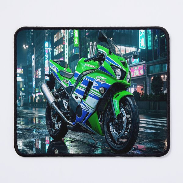 Item preview, Retro Neon Ninja 90s Sportbike designed and sold by JMAVILA ART.