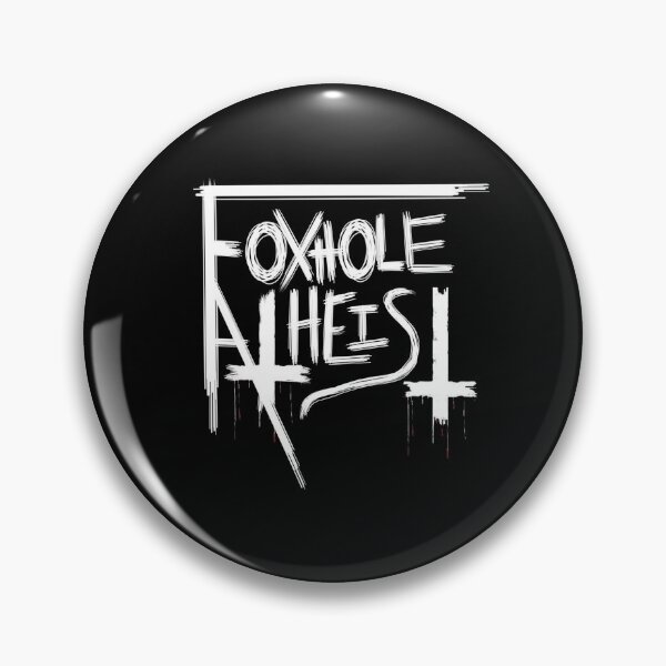 Item preview, Foxhole Atheist White designed and sold by laodiceandream.