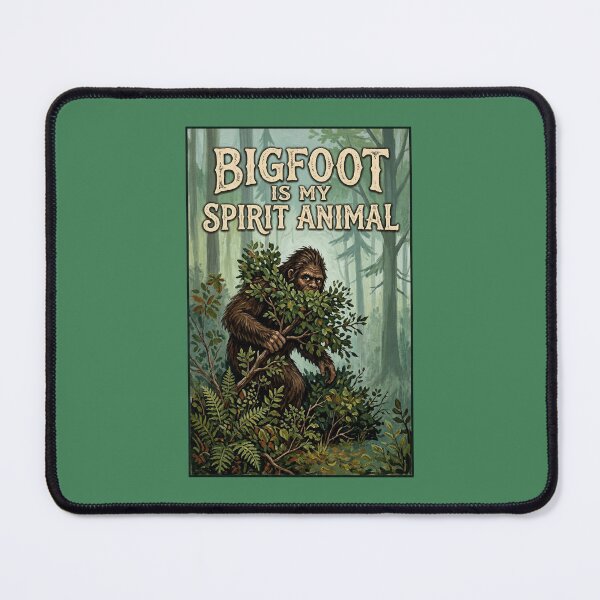Item preview, Bigfoot Is My Spirit Animal Sasquatch Nature Forest designed and sold by FrozenFits.