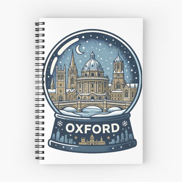 Item preview, Vintage Oxford England Snow Globe Travel Badge designed and sold by k3rstman1.