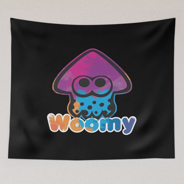 Item preview, Playful Woomy Squid Paint Splatter Art designed and sold by TudyEvansio.