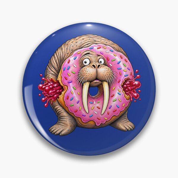 Item preview, Walrus Donut designed and sold by prettykaler.