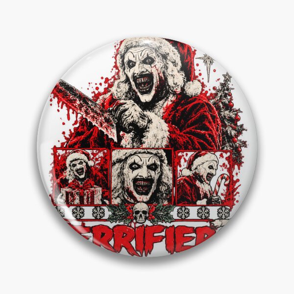 Item preview, Bloody Killer Clown Santa With Knife Christmas Horror Graphic designed and sold by GardnerOConner.