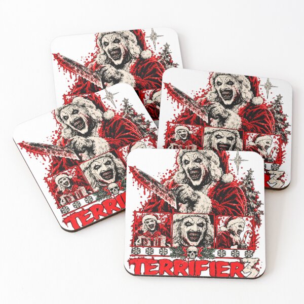 Item preview, Bloody Killer Clown Santa With Knife Christmas Horror Graphic designed and sold by GardnerOConner.