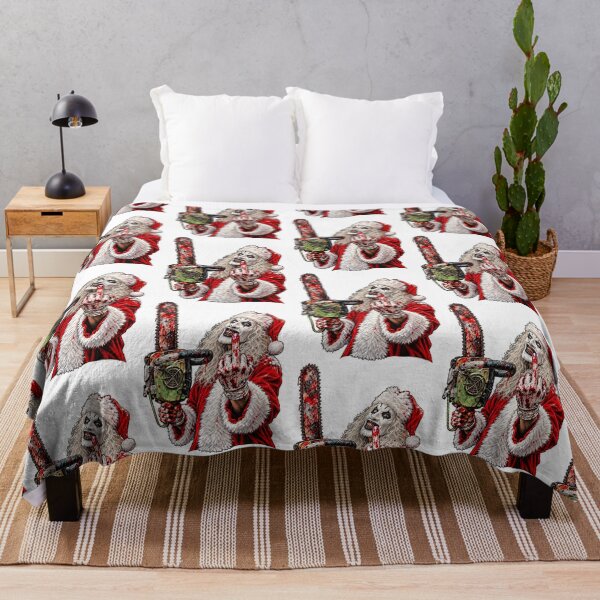 Item preview, Bloody Killer Clown Santa With Chainsaw Christmas Horror Graphic designed and sold by GardnerOConner.