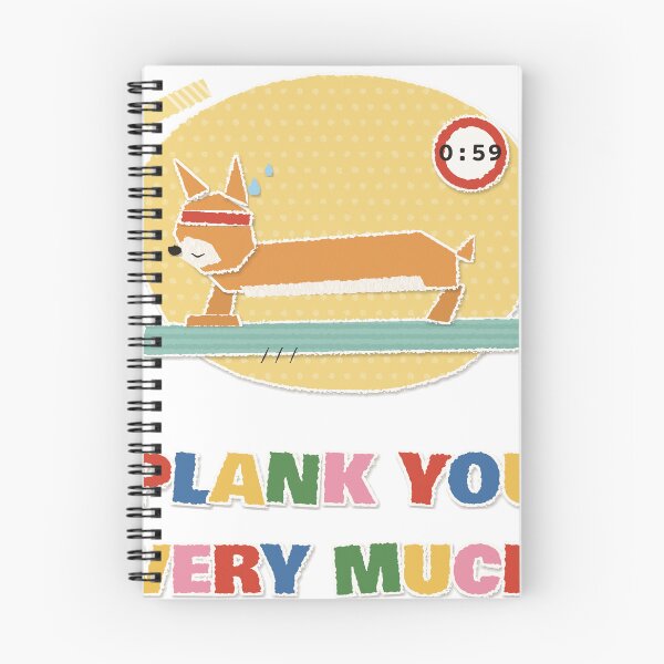 Item preview, Plank You Very Much Corgi Workout designed and sold by somebasic.