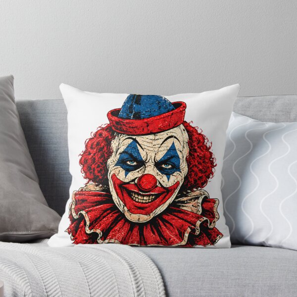 Item preview, Scary Evil Circus Clown Vintage Horror Portrait Graphic designed and sold by GardnerOConner.