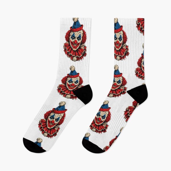 Item preview, Scary Evil Circus Clown Vintage Horror Portrait Graphic designed and sold by GardnerOConner.