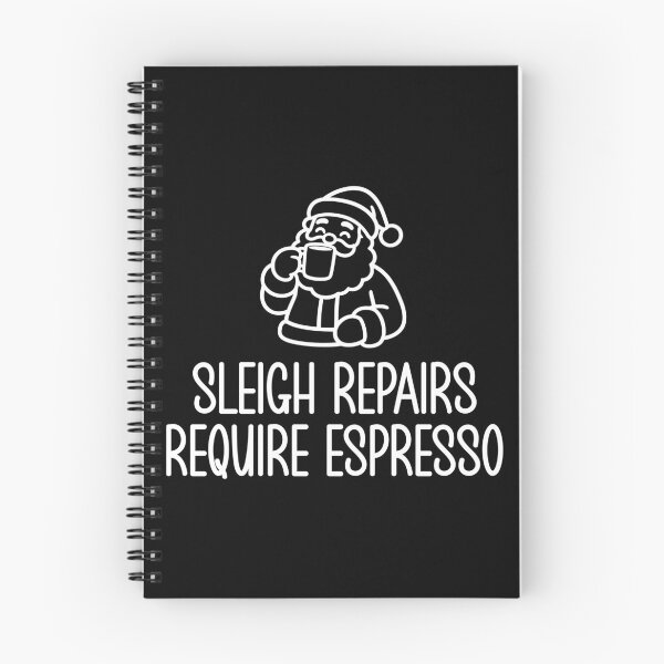 Item preview, Sleigh Repairs Require Espresso designed and sold by theartfulaspie.