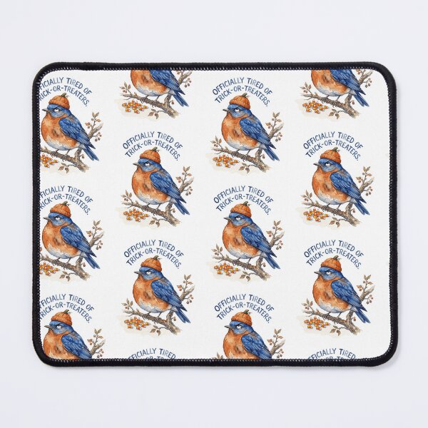 Item preview, Grumpy Bluebird Halloween designed and sold by Tiffany Roy.