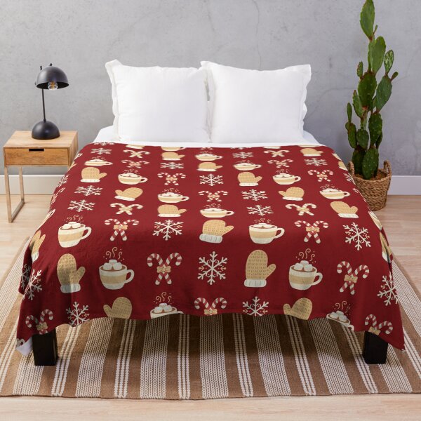 Item preview, Cozy Cocoa Christmas Pattern – Hot Chocolate Mugs & Winter Hygge designed and sold by Funky Mobile Studio.