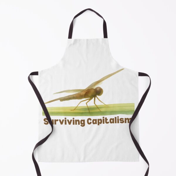 Item preview, Surviving Capitalism Watercolor Dragonfly designed and sold by Feral Vibes.