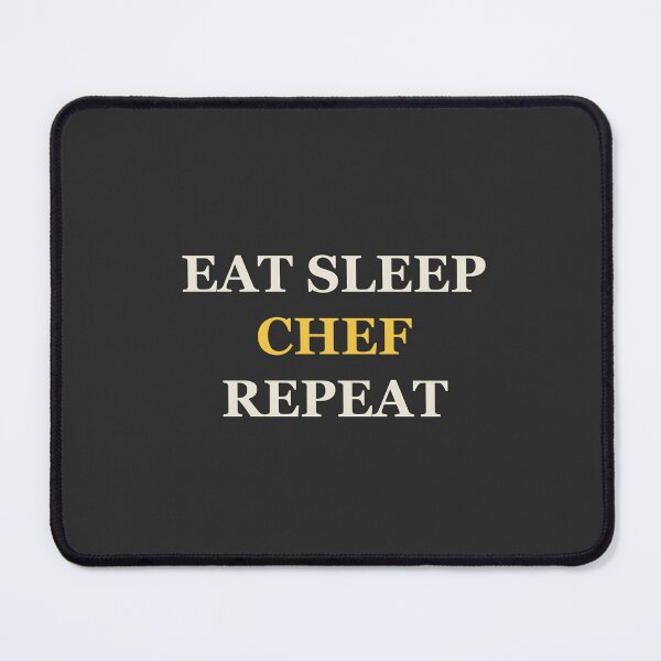 Item preview, Eat Sleep Chef Repeat - Chef designed and sold by RetroThreadWorks.