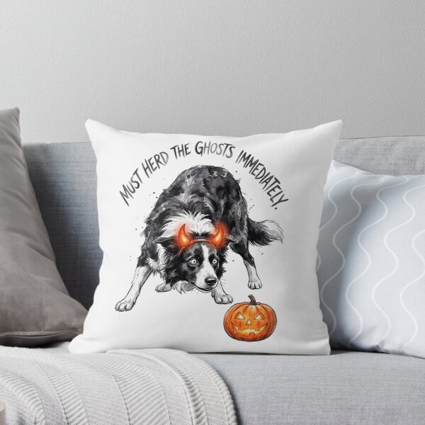 Item preview, Devil Border Collie Halloween designed and sold by Tiffany Roy.